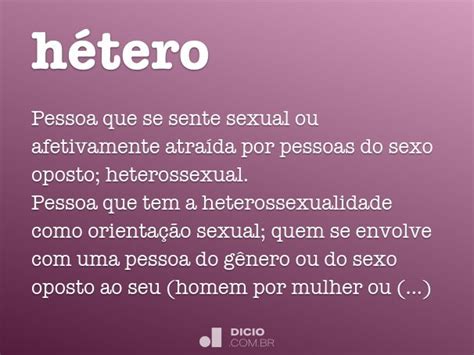 hetoro|Hétero: O que é, significado